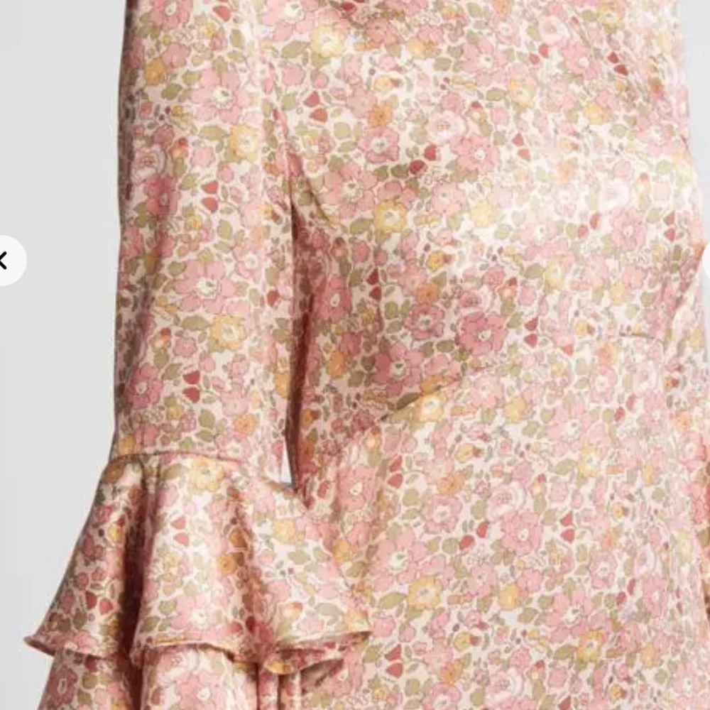 Liberty silk gala gown Size Medium Blush - Picture 4 of 5